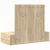 Vidaxl Toaletna mizica Rjava 83 x 40 x 70 cm Konstruiran les
