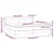 Vidaxl Box spring postelja z vzmetnico modra 200x200 cm blago