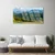 tulup.si Slika na steklu Mount forest narava 120x60 cm 2 obešalnika