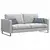 Jastučići za sofu 2 pcs Plava 50 x 30 cm Kordura tekstil