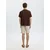 SELECTED Majica Aspen  temno rjava