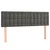 Vidaxl Box spring posteljni z vzmetnico temno siv 140x190 cm žamet