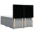 Vidaxl Box spring posteljni z vzmetnico svetlo siv 140x190 cm blago
