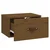 Vidaxl Stenska nočna omarica 2 kosa medeno rjava 40x29,5x22 cm