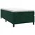 vidaXL Box spring postelja z vzmetnico temno zelena 90x200 cm žamet