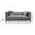 Atelier del Sofa Dvosed Trendy 190x79x89cm Tamnosivi