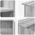 Recepcijski stol 100x50x103,5 cm od konstruiranog drva