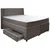 Carryhome POSTELJA BOXSPRING 140 cm x 200 cm , tekstil, leseni material siva