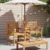 Vrtne vanjske stolice 152 x 63 x 89 cm Čvrsto teak drvo