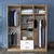 Hanah home Ormar 180x210x51,5cm Orah