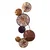Wallity Astrid CH102 2 Zidna dekoracija, 79x35cm
