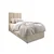Oblazinjena postelja boxspring MERALIS 80x200 cm bež Vzmetnica: Vzmetnica Bonell