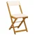 Vanjske bistro stolice 8 pcs Krem bijela 40 x 53 x 80 cm