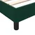 Vidaxl Box spring postelja brez vzmetnico temno zelena 90x220 cm žamet