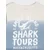 Sinsay - Majica bez rukava tie-dye Jaws - mornarsko