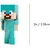 Minecraft Figurice 5 cm, kovinske