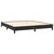 Okvir kreveta bez madraca crni 180x200 cm baršunasti