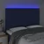 Vidaxl vidaXL Vzglavje postelje z LED modro 144x5x118/128 cm blago