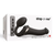 strap-on-me Multi Orgasm Strap-On Vibrator with Licking Stimulator Black M