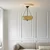 Endon 111882 - Viseći luster na lancu Tiffany MILLE FEUX, 3xE27/10W/230V, prečnik 45 cm