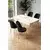 HANAH HOME Rasklopivi trpezarijski sto i stolice (5 delova) Nira White Gold Black