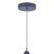 Där Lighting KAE0123 - Luster na sajli KAELAN 1xE27/60W/230V plava