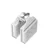 DEEPCOOL Hladilnik za procesor AG620 WH ARGB V2, 2x120mm, bel