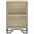 Regal za knjige boja hrasta 50x31x74,5 cm od konstruiranog drva