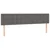 Krevet box spring s madracem LED sivi 200x200cm od umjetne kože