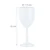 Northix Set 12 plastičnih kozarcev za vino 250 ml nerazbitni