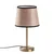 Opviq Stona lampa 5102, 21x21x39 cm, IP20, Zlatno-smeđe boje