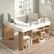 Hanah Home CT5 AW Radni sto 129x72x120cm, Beli