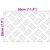 Stepenica Pravokutni 4 pcs Srebrno 30 x 20 cm Aluminij