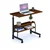 Hanah Home sto za laptop Dh Desk Table, 80 cm, braon