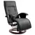 Električna fotelja za masažu/ TV crna Visina sjedala 46 cm