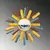Wallity Ogledalo Mirror Sun 2, 75x75x4cm, Šareno
