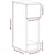 Vidaxl vidaXL Nočne omarice s predalom, komplet 2, bele, 20x36x60 cm