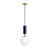 Opviq luster Moira-20206-G, 1 × E27, teget