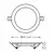LED ugradna plafonska svetiljka QTEC LED/12W/230V 6500K