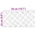 Stepenica Pravokutni 4 pcs Srebrno 50 x 25 cm Aluminij