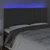 LED uzglavlje tamnosivo 160x5x118/128 cm baršunasto