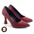 Mona Shoes Ženske cipele, Kožne, Bordo