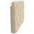Vidaxl Blazina za vzglavje krem 90 cm blago