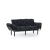 ATELIER DEL SOFA Sofa trosed Nitta Triple Black