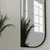 Hanah Home Ogledalo Crno