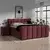 Boxspring Krevet Elysia 160/220 cm , bordo