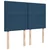 Vidaxl Box spring postelja z vzmetnico modra 140x200 cm blago