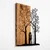 Atelier Del Sofa Zidna dekoracija Love Under The Tree, 45x58 cm, Crna