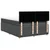 Vidaxl Box spring posteljni z vzmetnico temno siv 140x190 cm blago