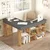 Hanah Home CT5 AA Radni sto 129x72x120cm, Sivi